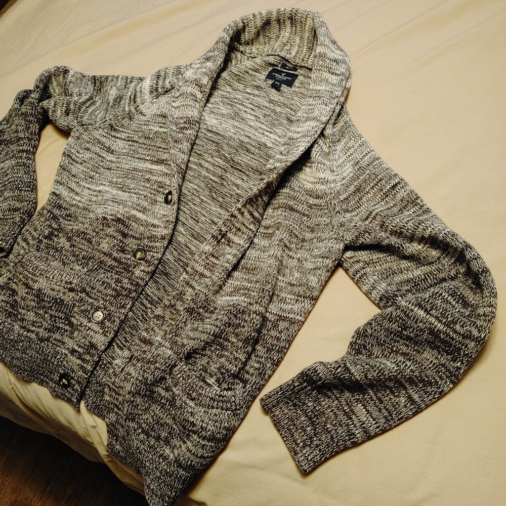 Shawl collar cardigan